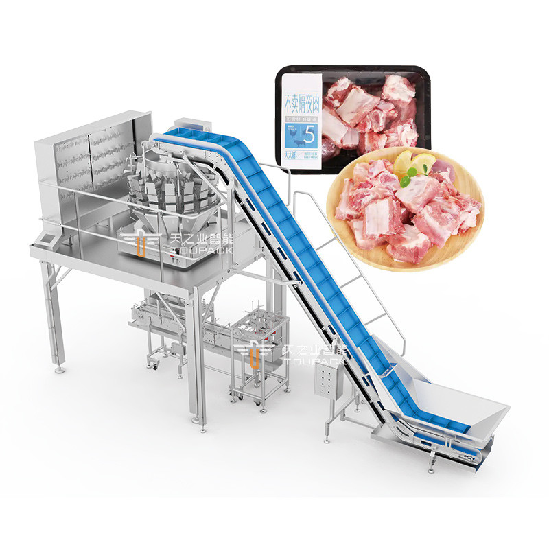 Świeża linia produkcyjna opakowań z plastikowych pudełek z żebrami z kolorowym ekranem dotykowym 10'