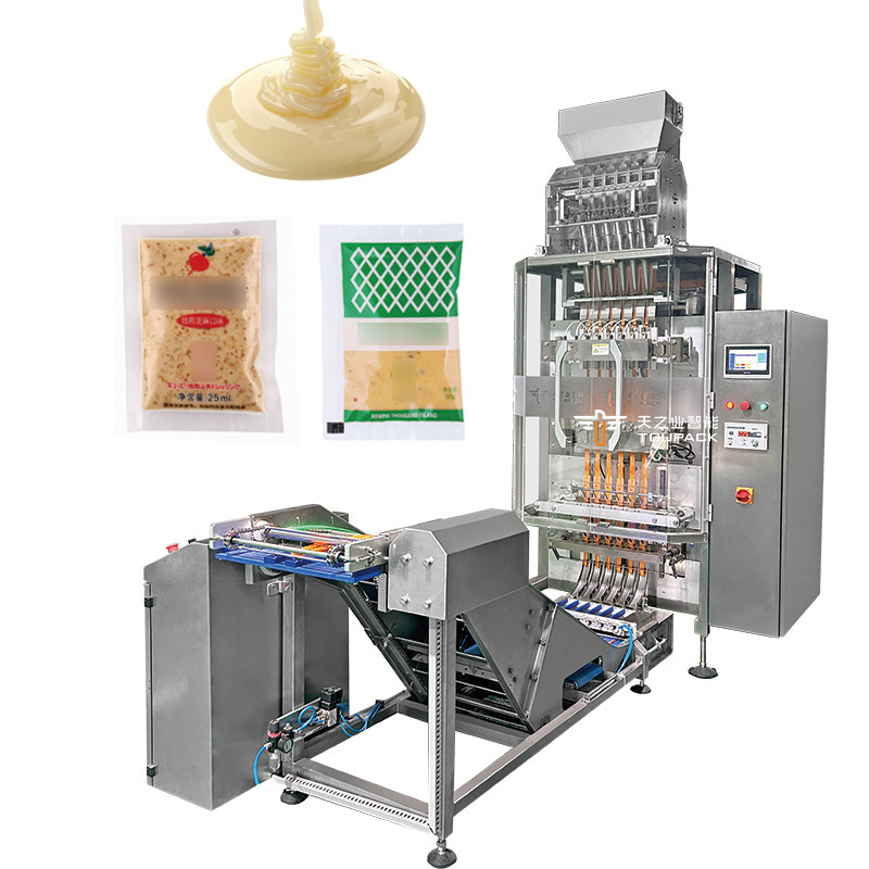 5 ml 10 ml 50 ml 6 pasów Sachet Packing Automatic Multi Lanes Liquid Jelly Stick Filling Sealing Packing Machine
