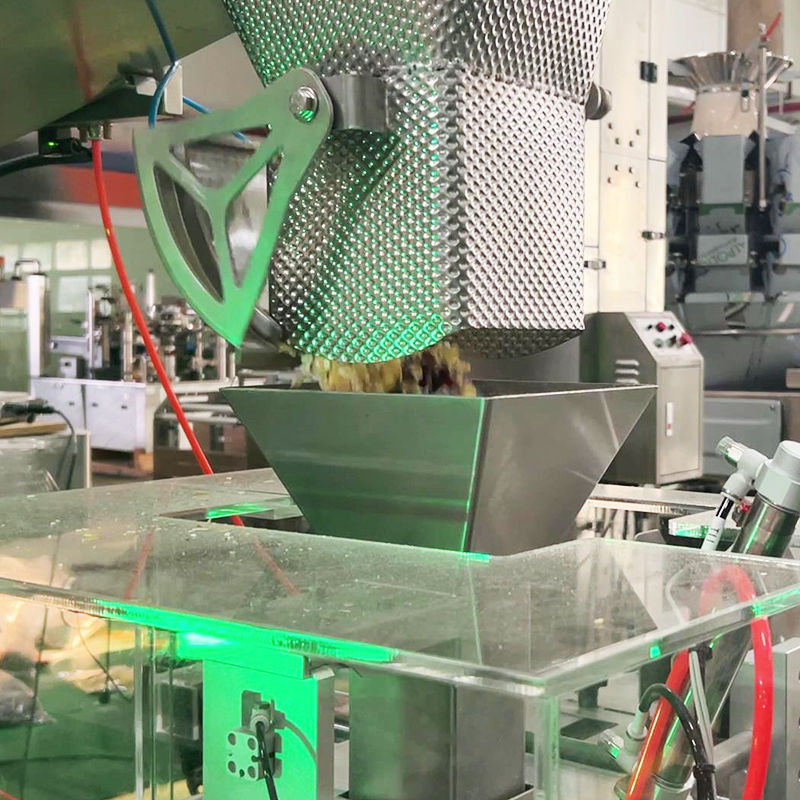 Maszyna do pakowania w worki prefabrykowane paszy dla ptaków, karmy dla psów i kotów, wielofunkcyjne urządzenie do pakowania granulatu, maszyna pakująca z wagą wielogłowicową