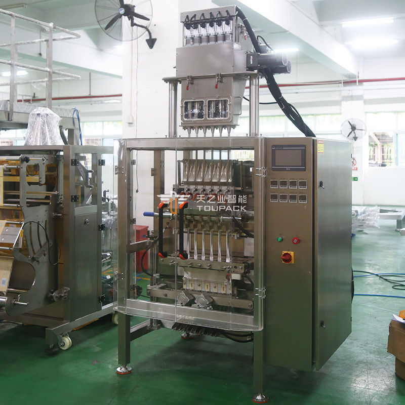 Automatyczne 6 Linii 8 Linii Vffs Drink Powder Sachet Filling Packing Machine Colostrum Powder Stick Pack Multi Lane Packing Machine