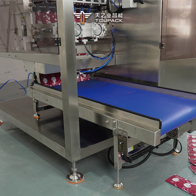 Wysokowydajna wielościeżkowa maszyna do pakowania, napełniania i zgrzewania lodów na patyku, cukierków, automatyczna maszyna do pakowania w saszetki do lodów, soku, wielościeżkowa maszyna do pakowania płynów, past, sosów, miodu w saszetkach