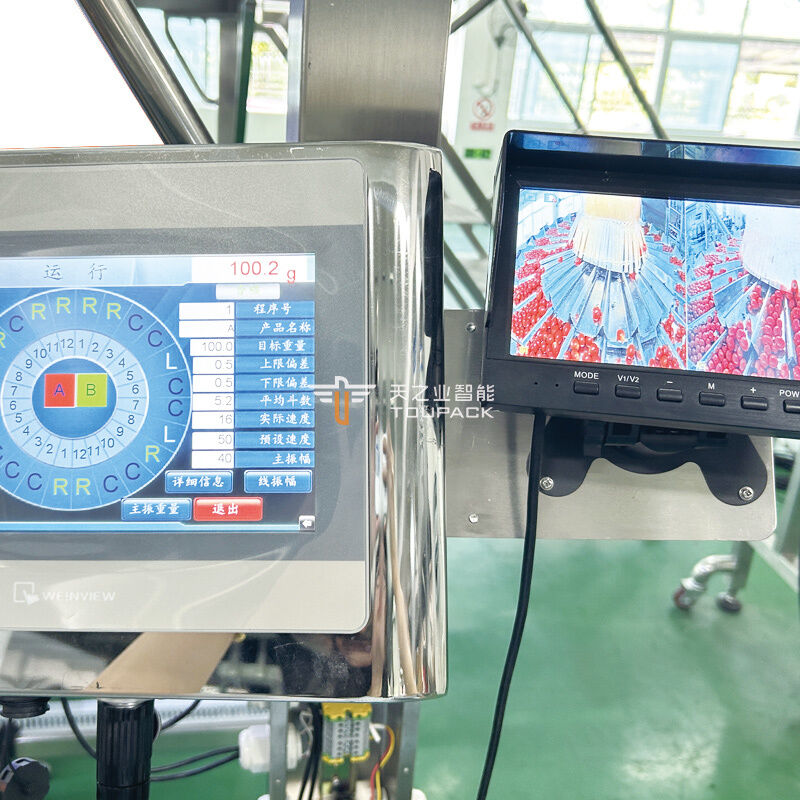 Linia do pakowania owoców z klapką Automatyczna maszyna do ważenia i napełniania owoców System pakowania owoców w pudełkach PET