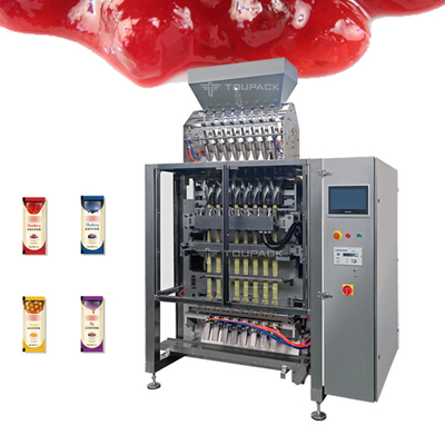 Maszyna do pakowania saszetek ze stali nierdzewnej Dżem Jelly Candy Stick Multi Lane Maszyna pakująca