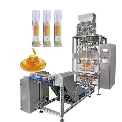 5 ml 10 ml 50 ml 6 pasów Sachet Packing Automatic Multi Lanes Liquid Jelly Stick Filling Sealing Packing Machine