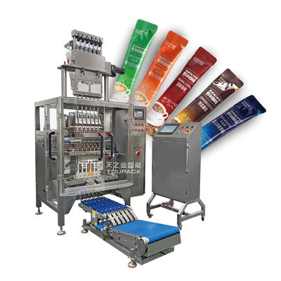 Automatyczne 6 Linii 8 Linii Vffs Drink Powder Sachet Filling Packing Machine Colostrum Powder Stick Pack Multi Lane Packing Machine