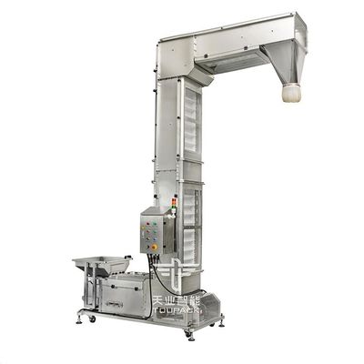 Super Speed ​​​​Z Type Bucket Chain Elevator SUS304 Przenośnik do podnoszenia żywności Konfigurowalny