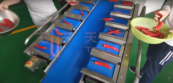 Chili Carrot Food Grade Siemens Wagi taśmowe do nieregularnego produktu