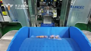 W pełni automatyczna linia do pakowania saszetek z orzechami i orzeszkami ziemnymi (15 zestawów)